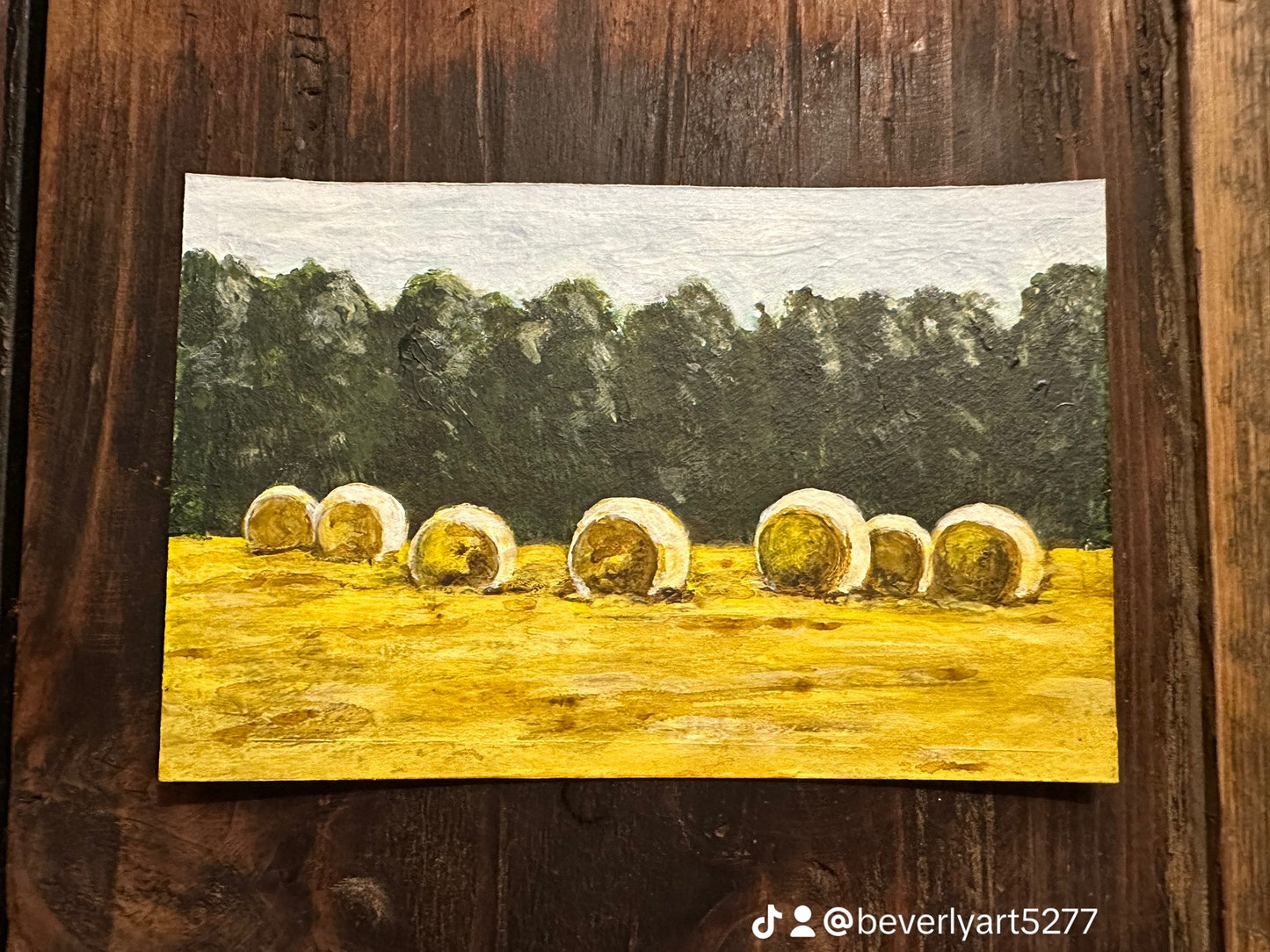 "Hay Y'all" - Art On Paper 4x6