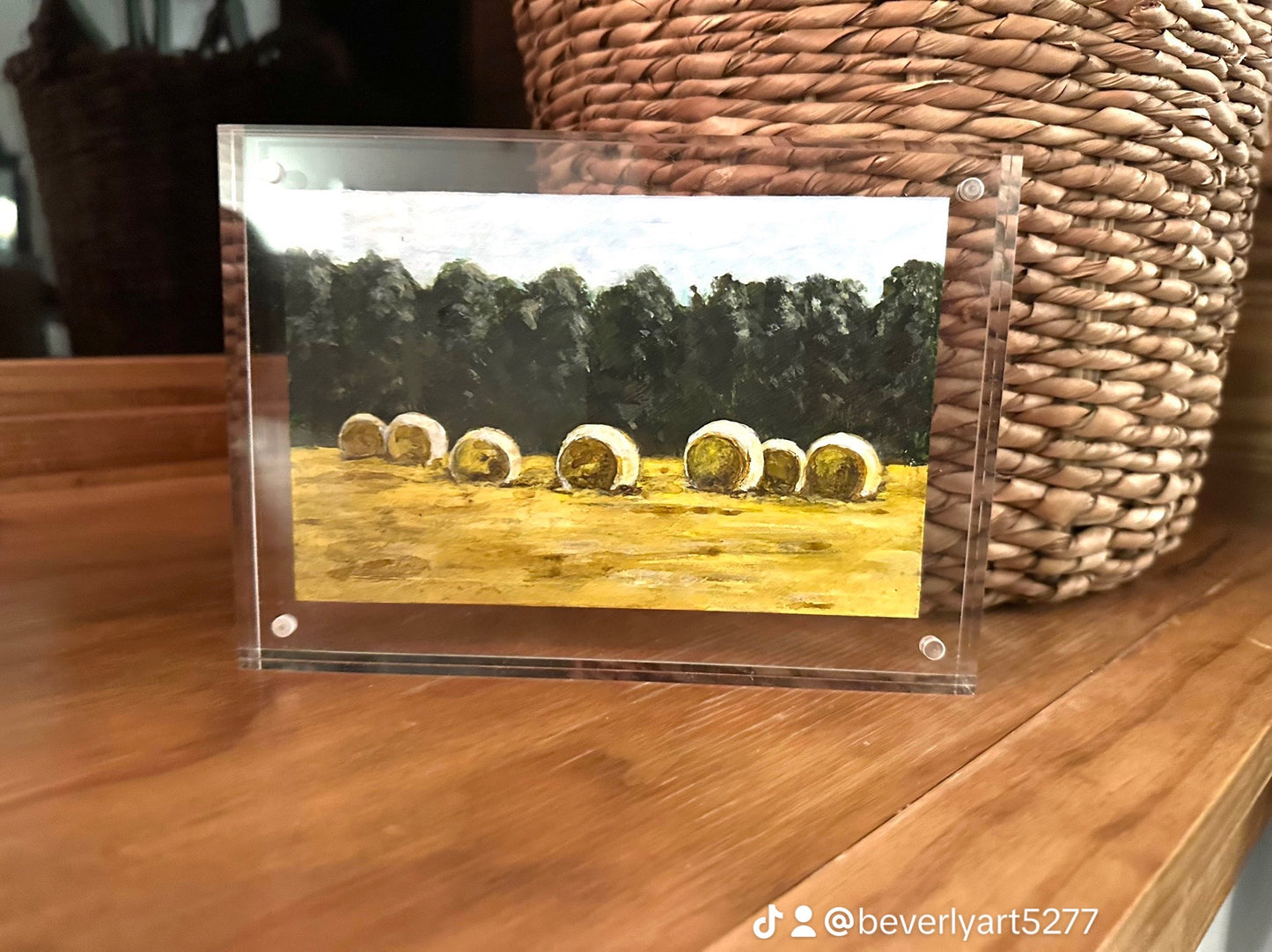 "Hay Y'all" - Art On Paper 4x6