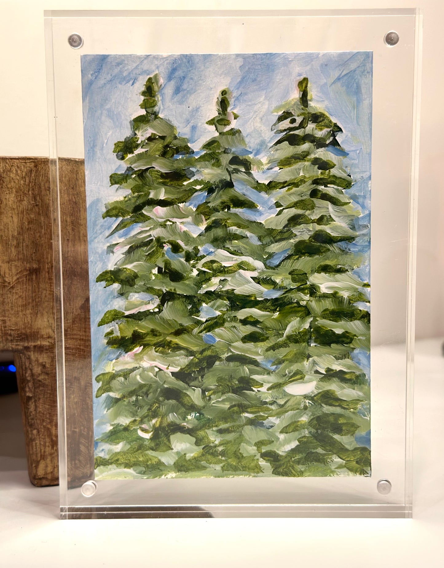 "Stand Tall" Art On Paper 4x6