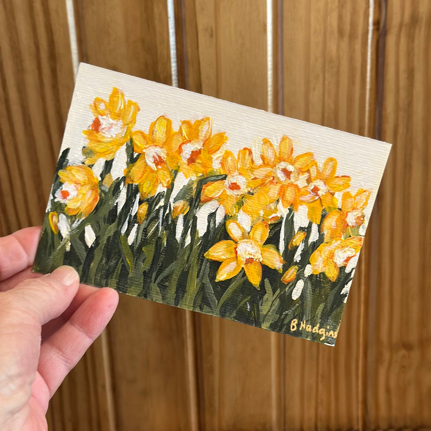 "Spring Break" Art On Paper 4x6