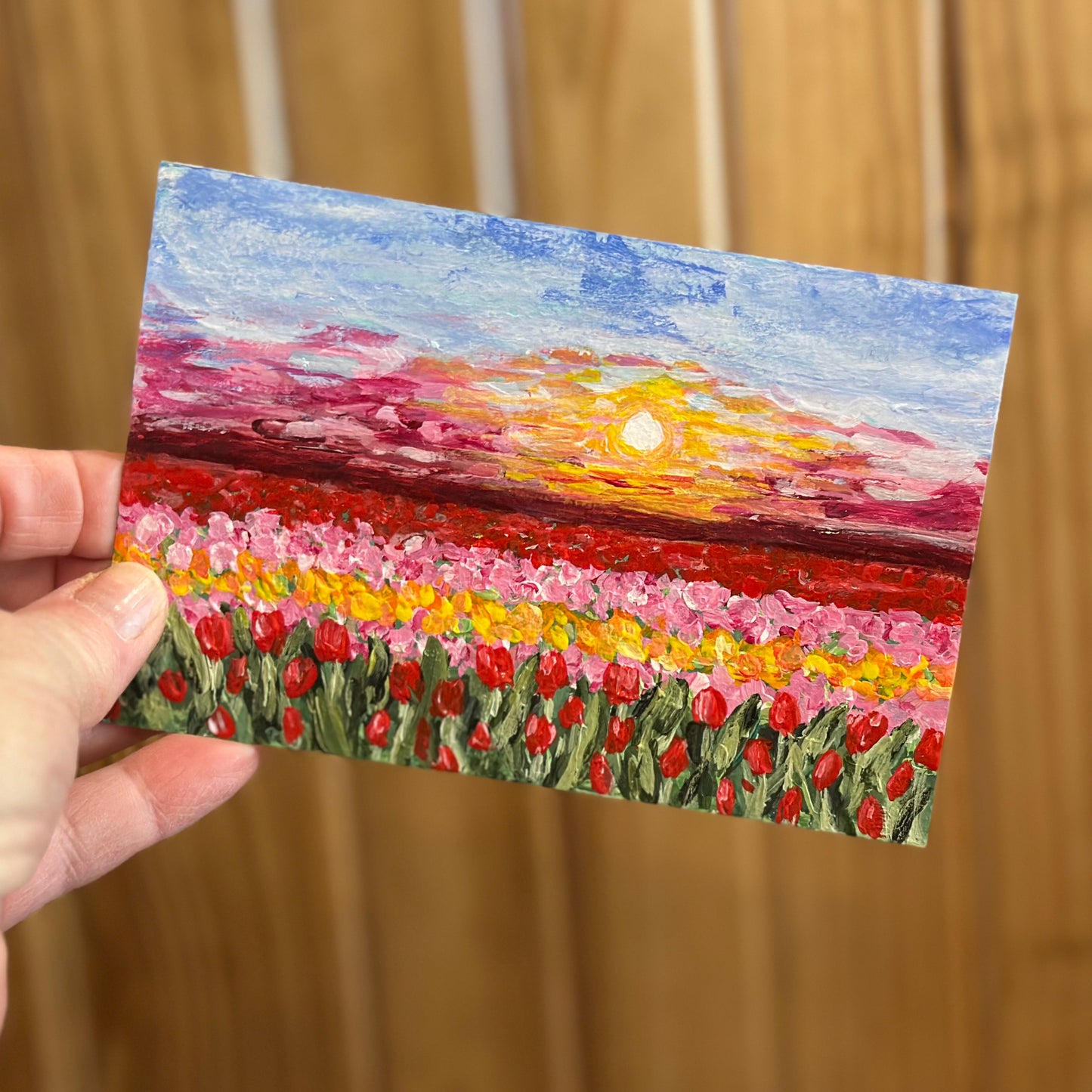 "Spring Fling" Art On Paper 4x6