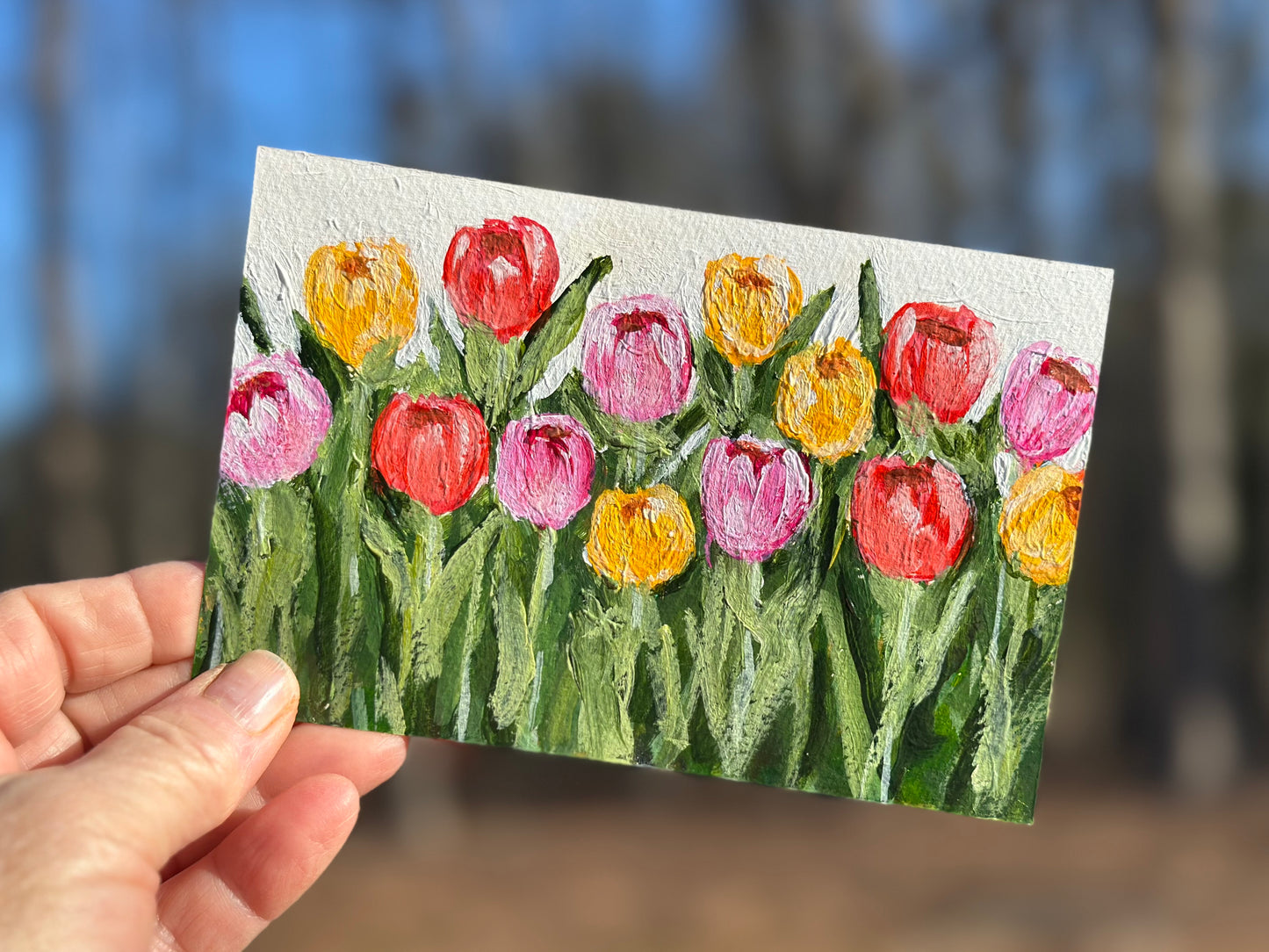 "Whispers of Spring" Art On Paper 4x6