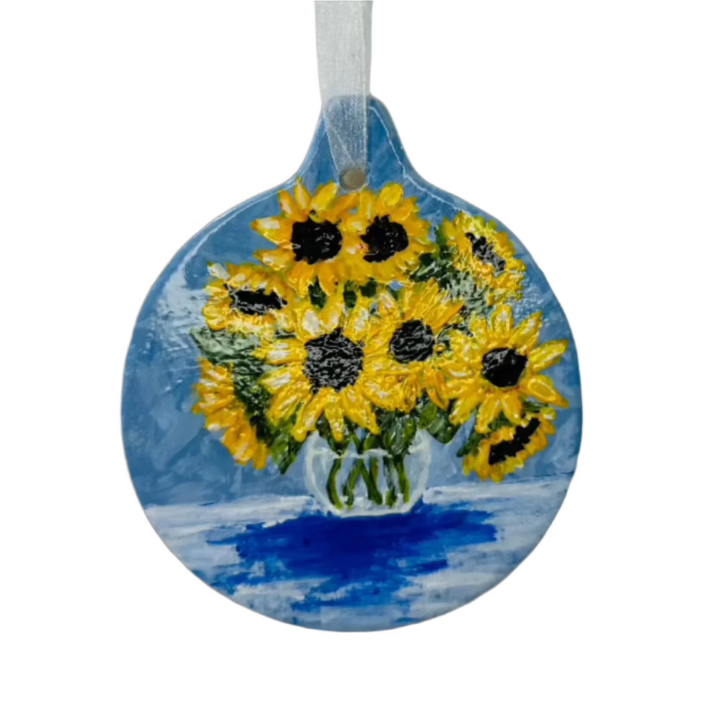 Flat Ornament - Sunflower Vase