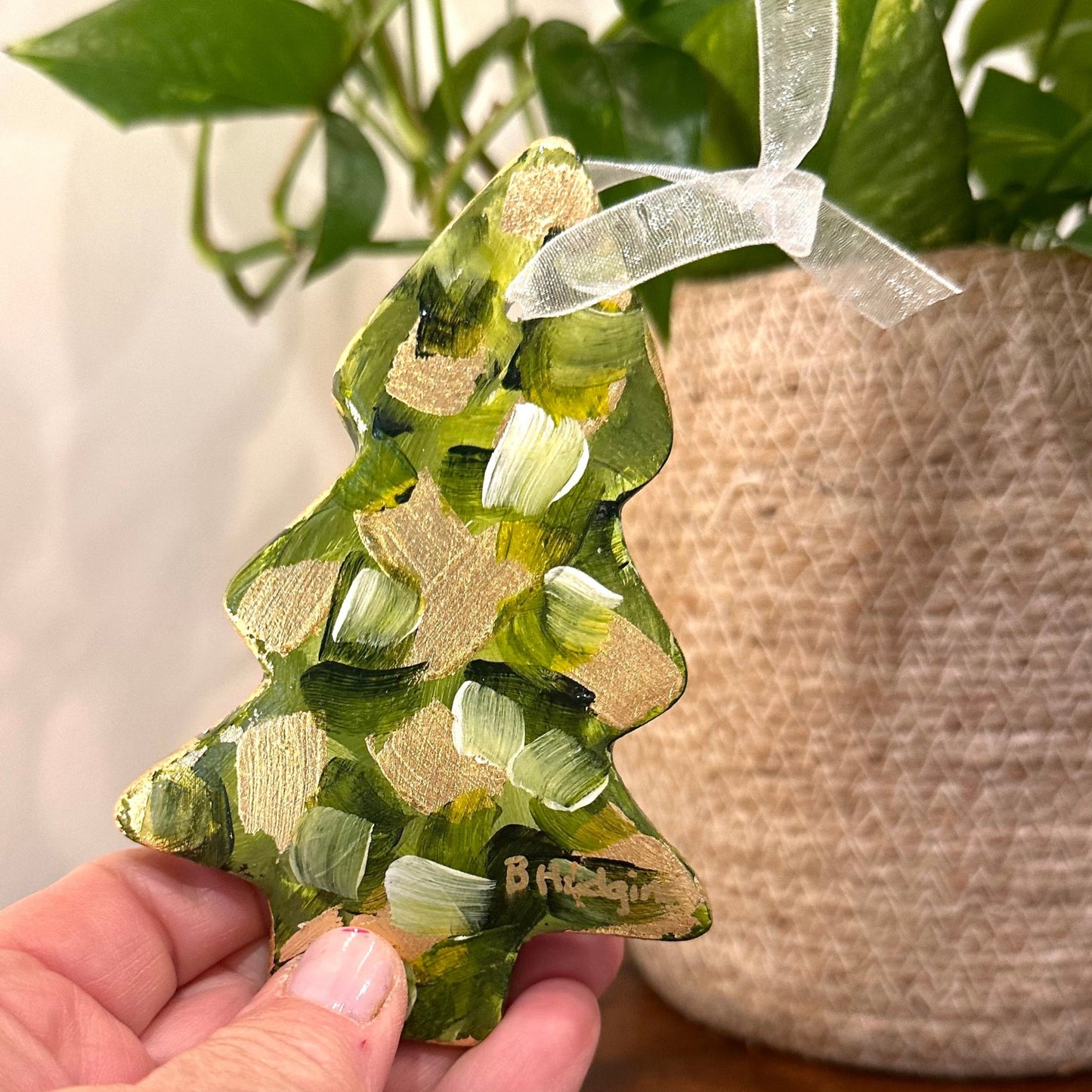 Tree Ornament - Yellow Roses