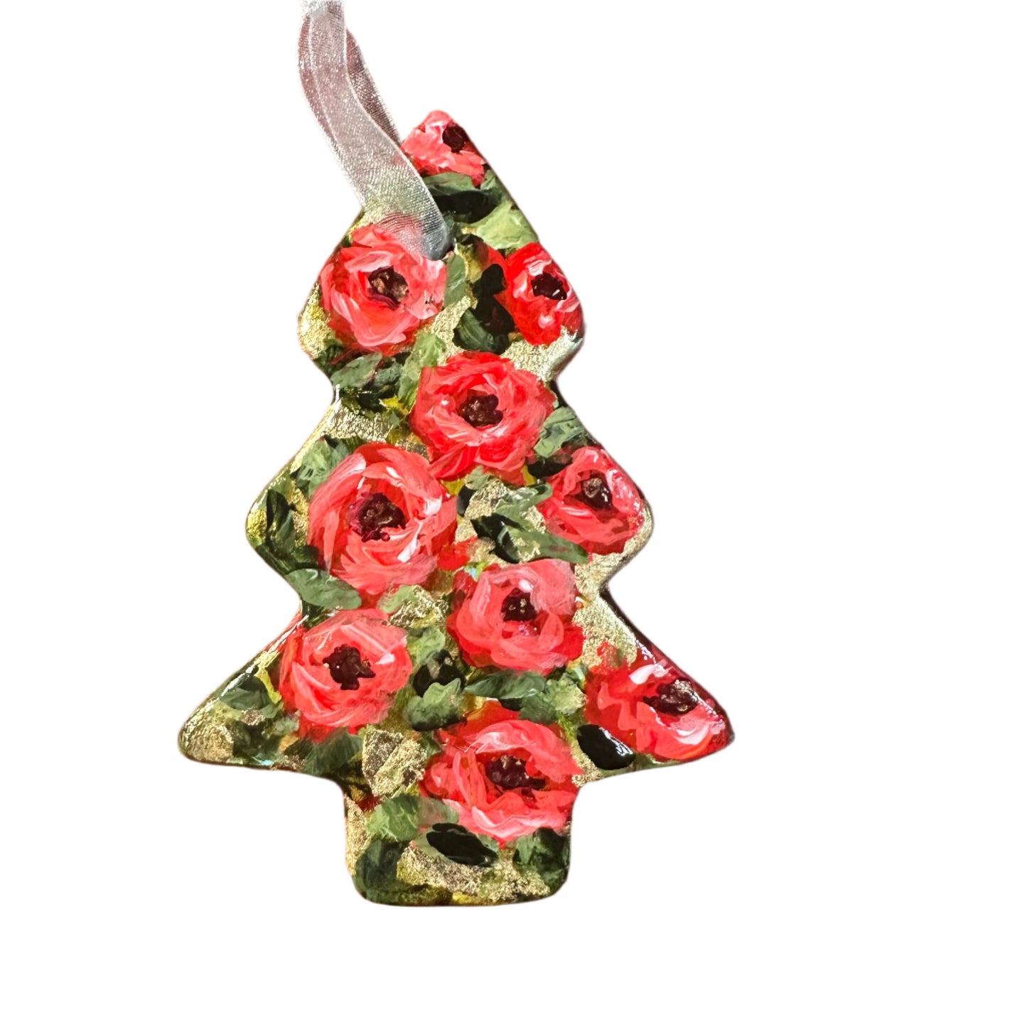 Tree Ornament - Red Roses