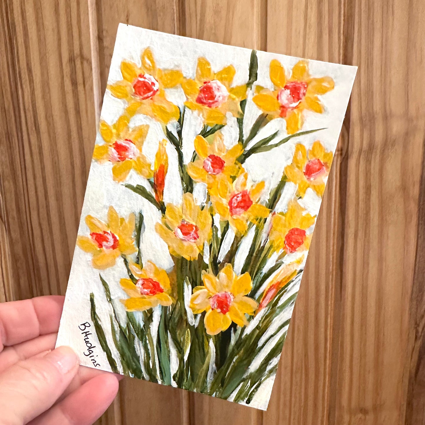 "New Beginnings" Art On Paper 4x6