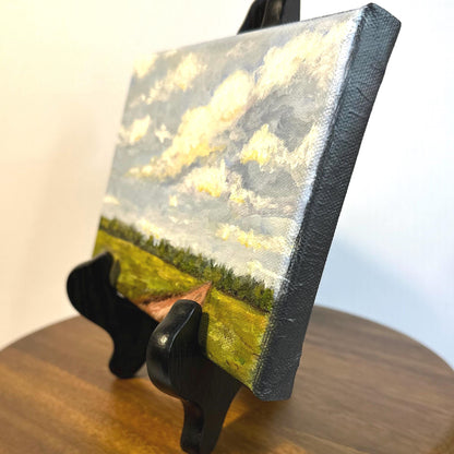 "Sunday Drive" Original Art On Canvas - Easel Included